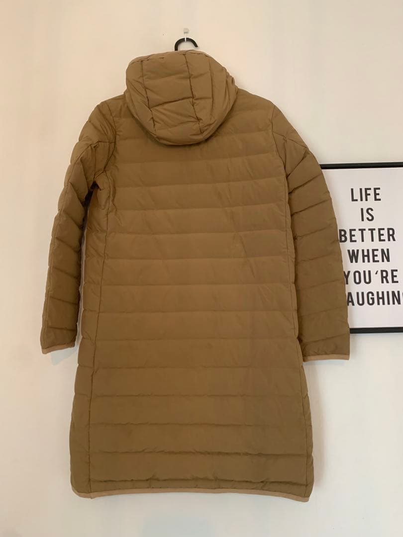 Vincent et Mireille ベージュ ロングダウンジャケット