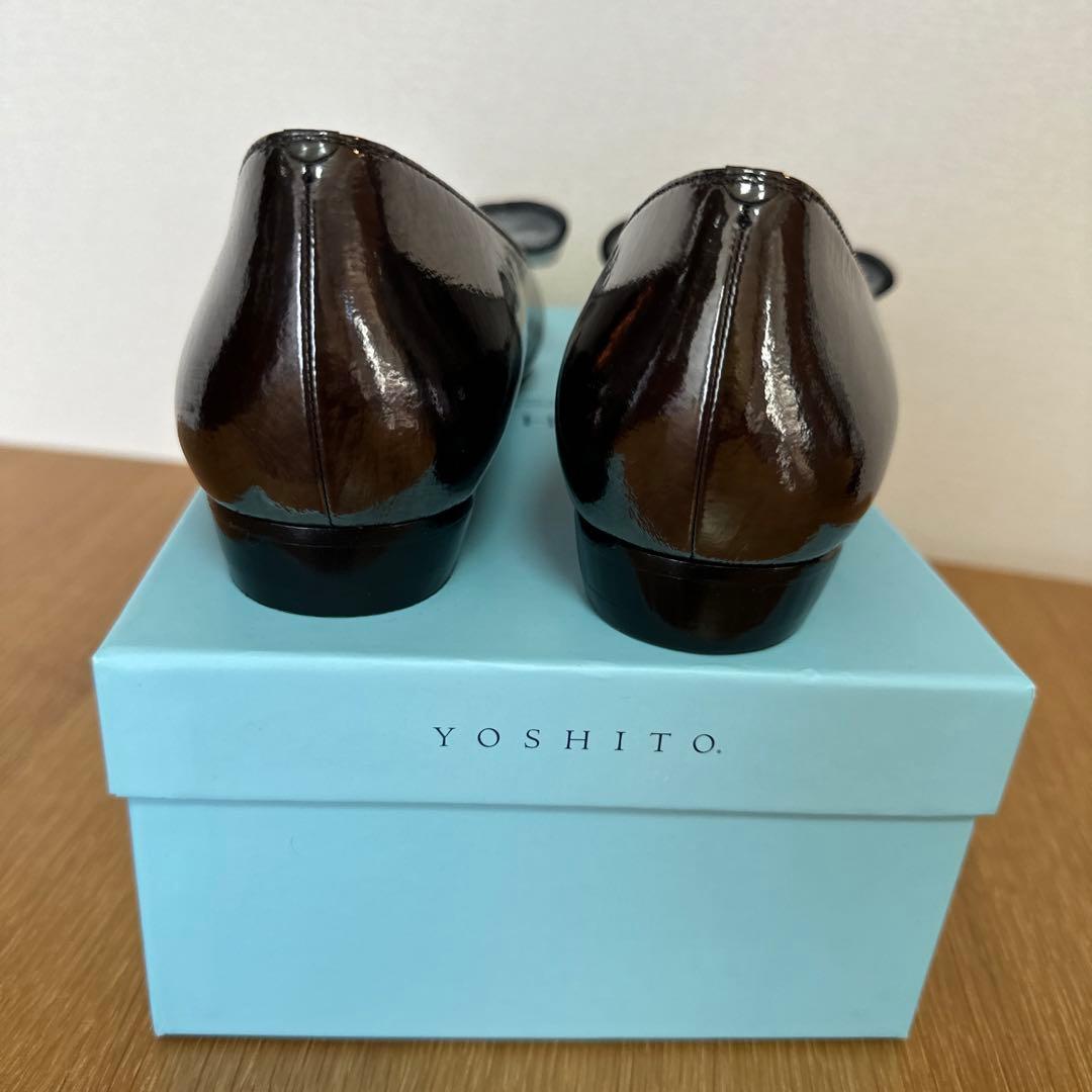 【未使用】ヨシト シルバー ビッグリボンパンプス　定価¥31,900