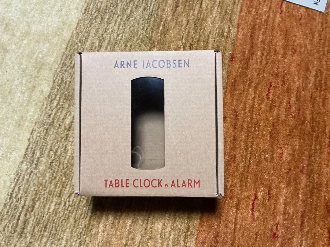 【美品】ARNE JACOBSEN アルネヤコブセン 置時計 シティーホール