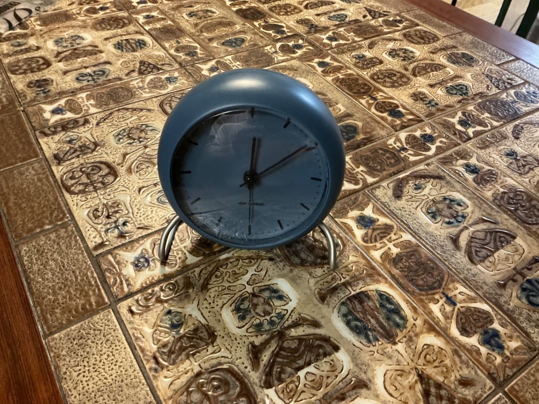 【美品】ARNE JACOBSEN アルネヤコブセン 置時計 シティーホール