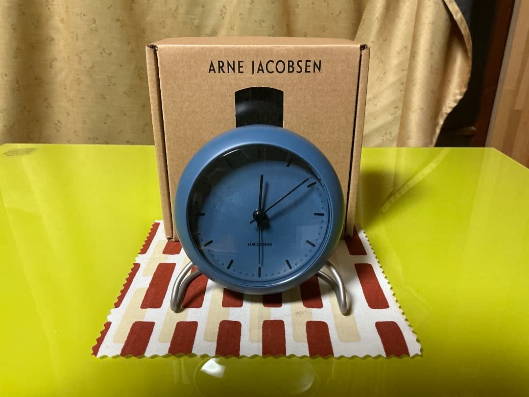 【美品】ARNE JACOBSEN アルネヤコブセン 置時計 シティーホール