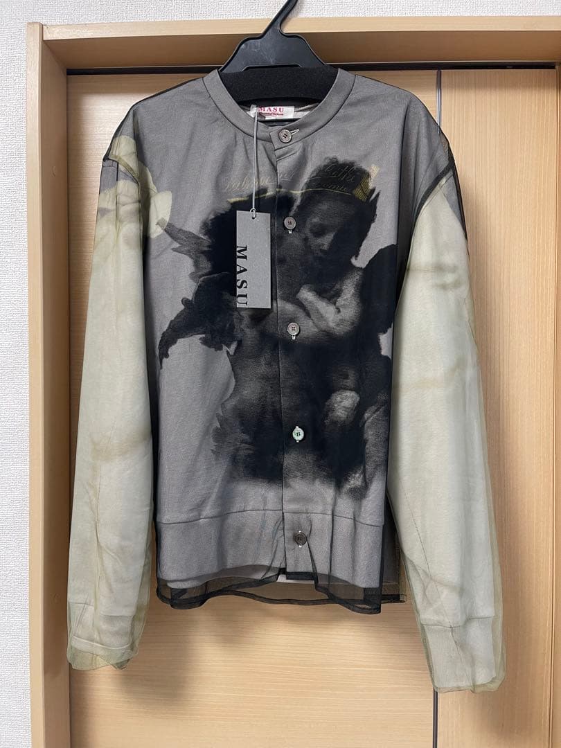 新品 MASU BLURRED ANGEL CARDIGAN(WHITE) 48