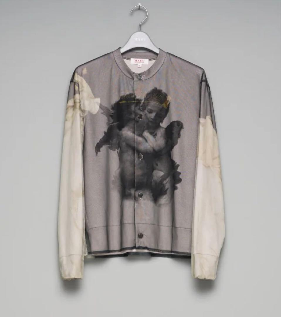 新品 MASU BLURRED ANGEL CARDIGAN(WHITE) 48