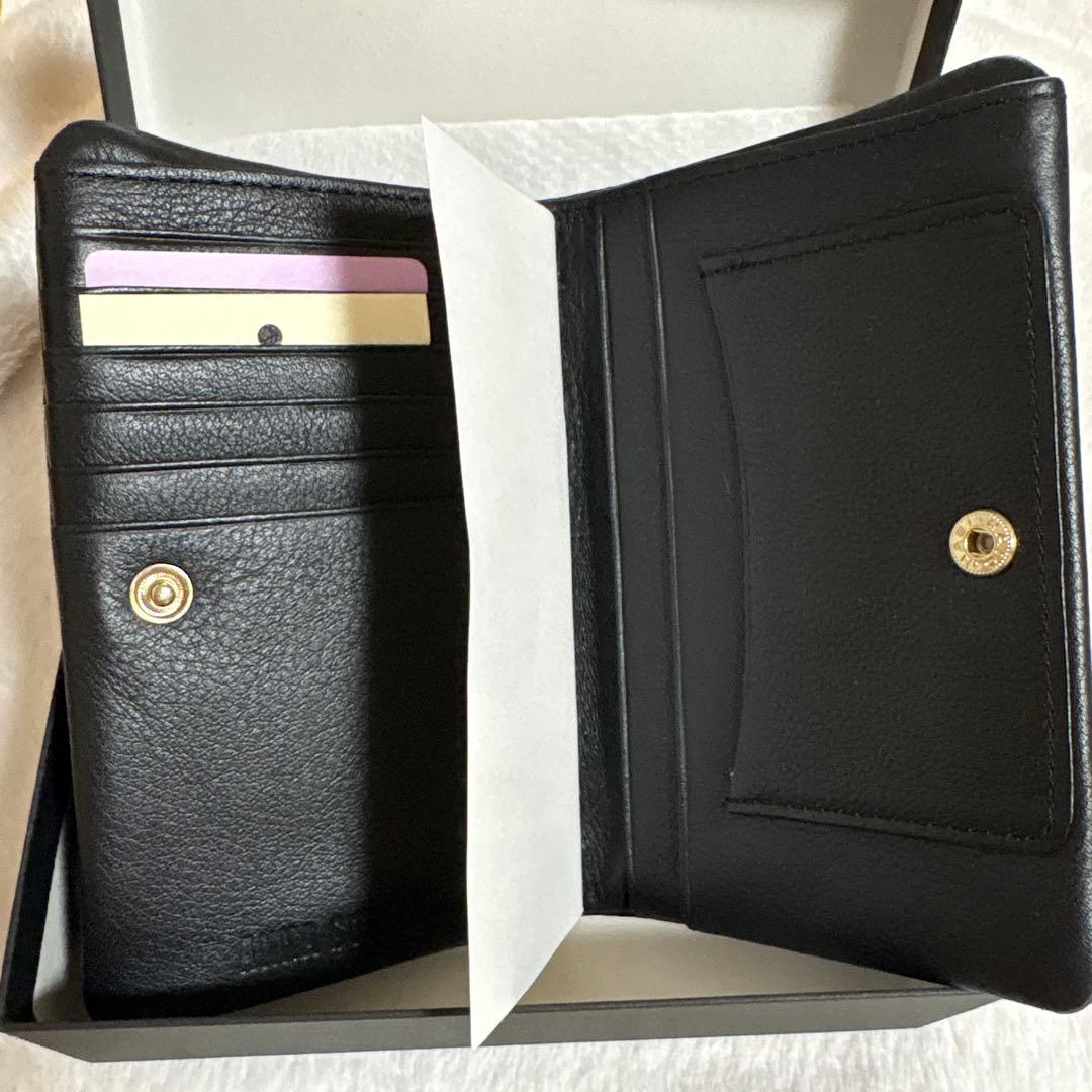 アナスイ　二つ折り財布　猫　がま口