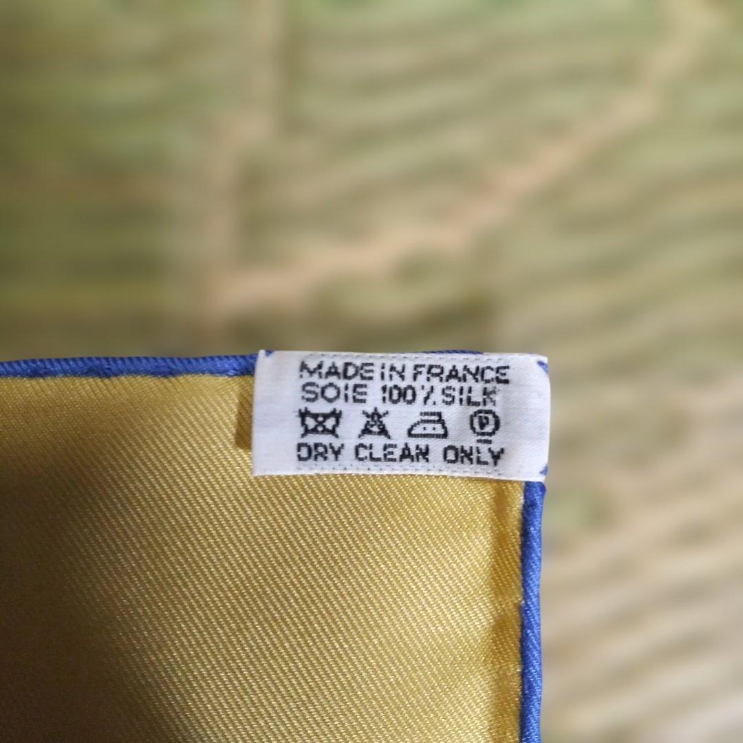 美品‼️HERMES シルクスカーフ 植物動物モチーフ カレ90