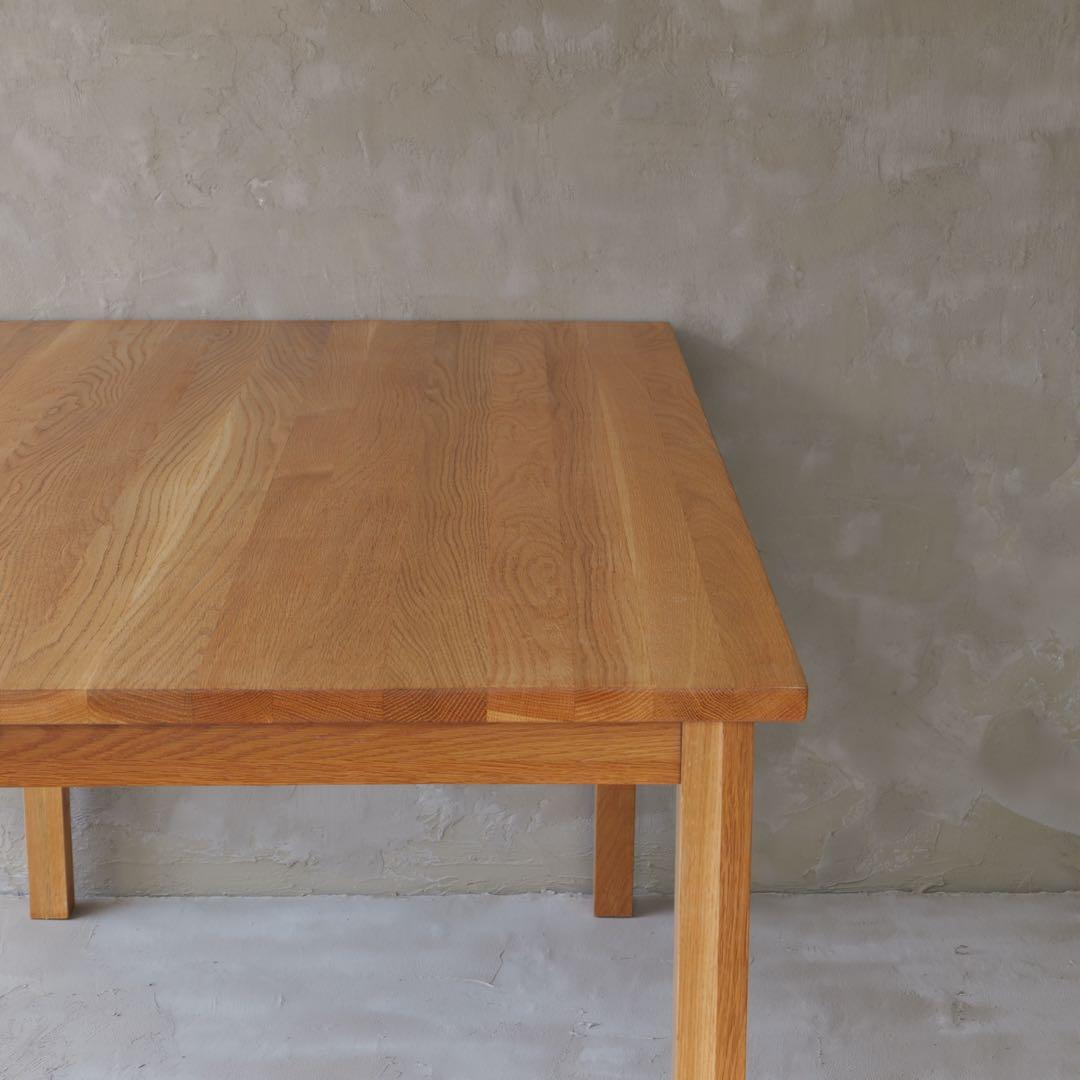 フルメンテ済み無印良品オーク無垢ダイニングテーブル【天板のみ】140×80×72