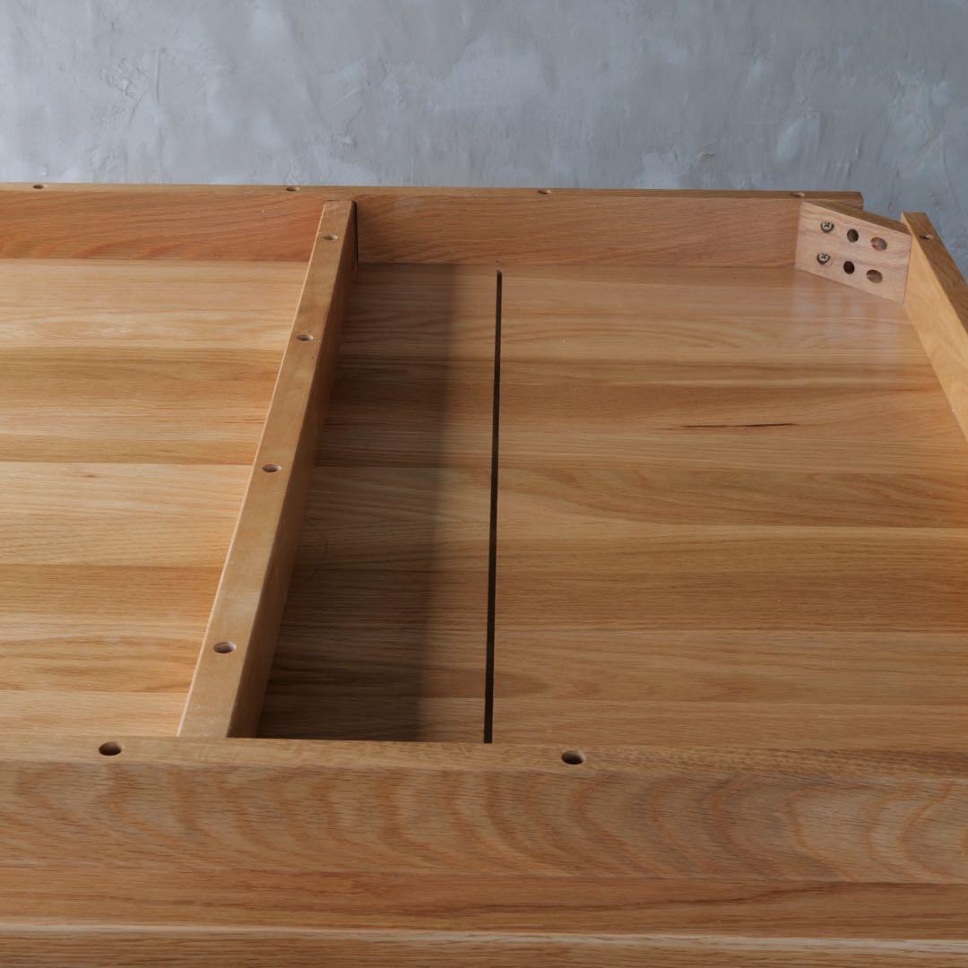 フルメンテ済み無印良品オーク無垢ダイニングテーブル【天板のみ】140×80×72