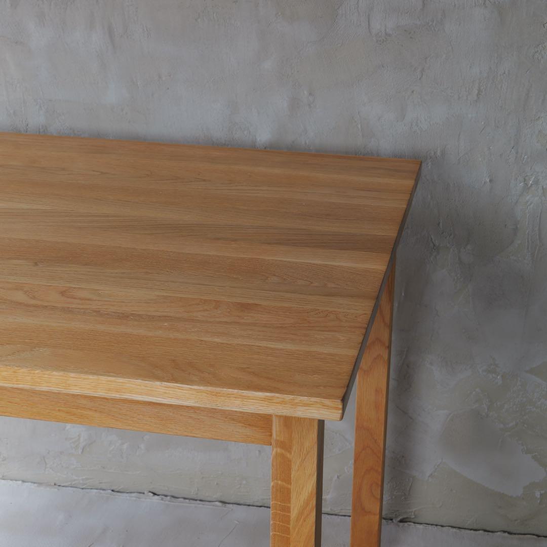 フルメンテ済み無印良品オーク無垢ダイニングテーブル【天板のみ】140×80×72