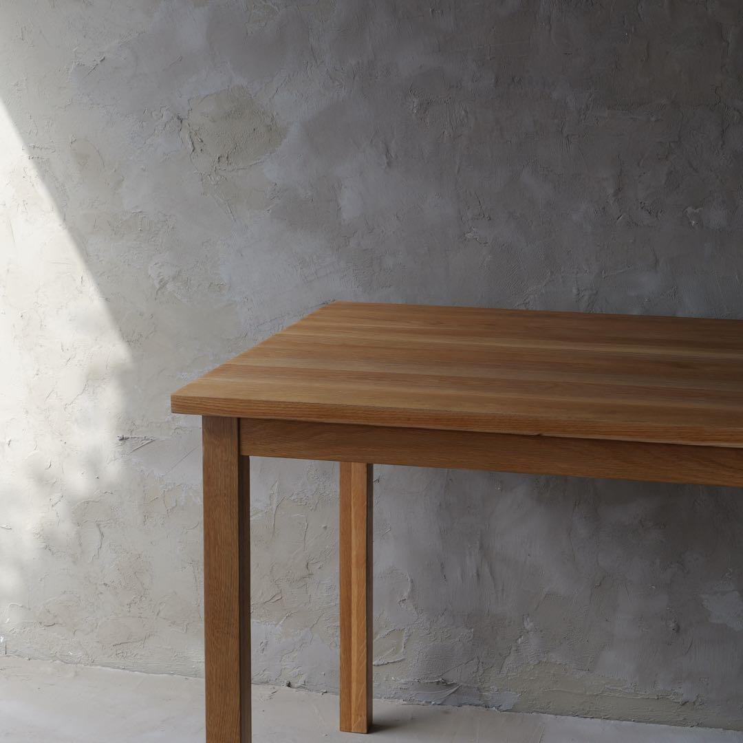 フルメンテ済み無印良品オーク無垢ダイニングテーブル【天板のみ】140×80×72