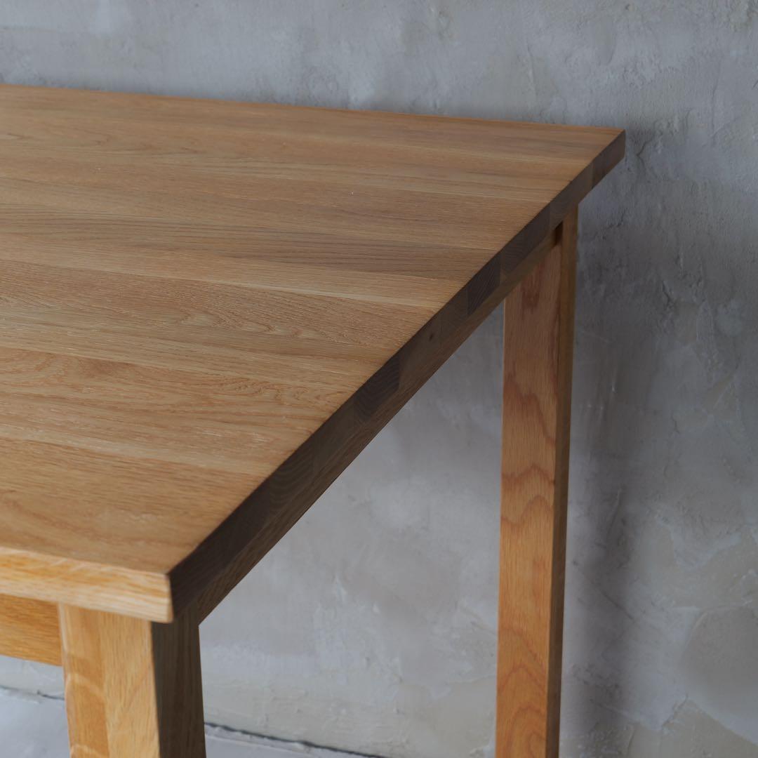 フルメンテ済み無印良品オーク無垢ダイニングテーブル【天板のみ】140×80×72