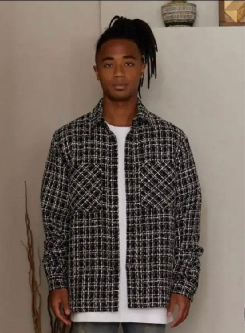 MLVINCE MONO EMBROIDARY SHIRT メルヴィンス　シャツ