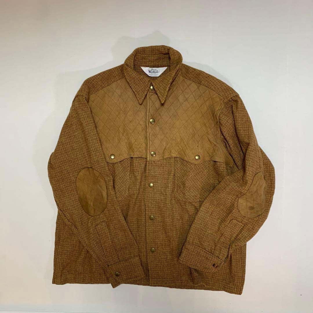 70s Woolrich vintage ウール レザー ジャケット polo