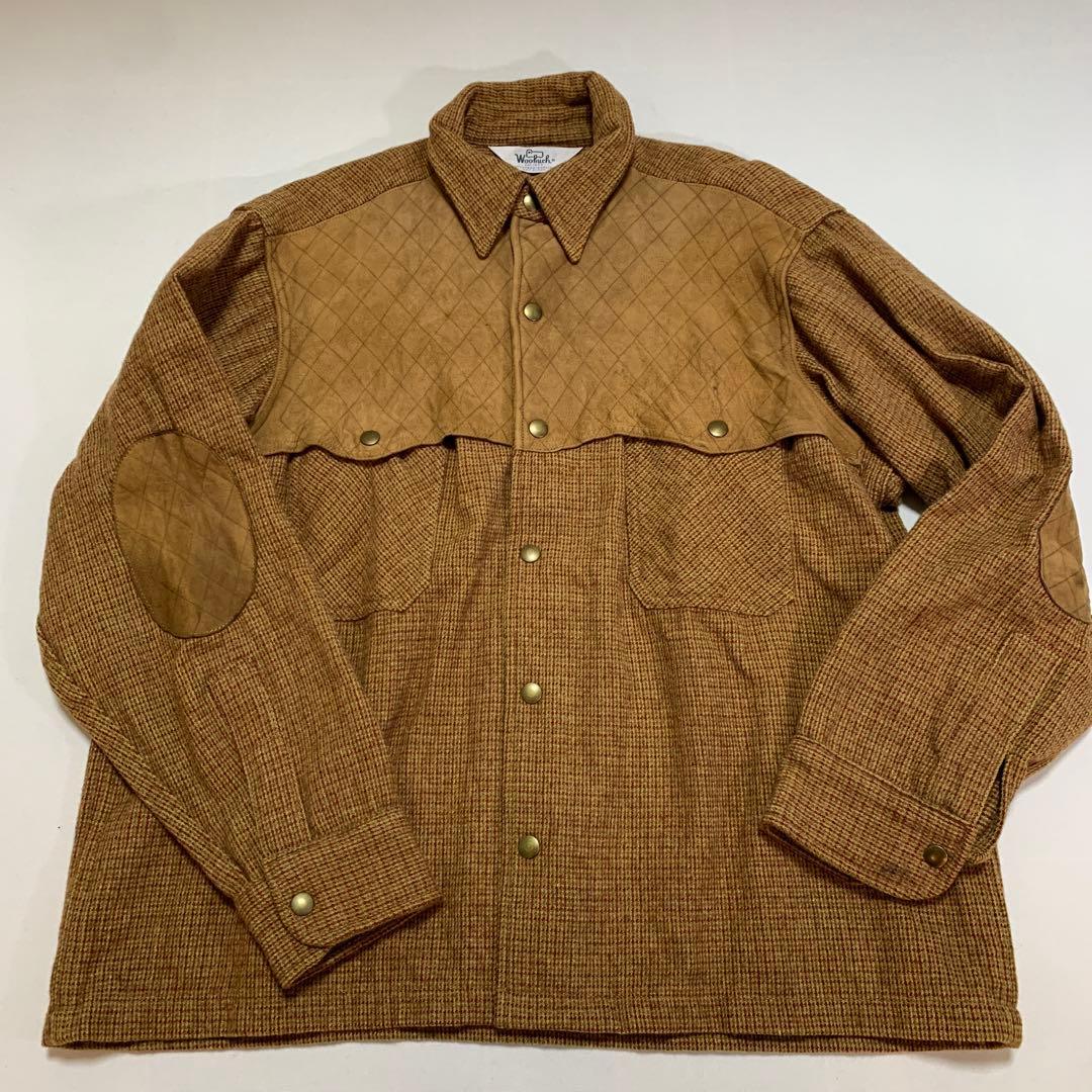 70s Woolrich vintage ウール レザー ジャケット polo