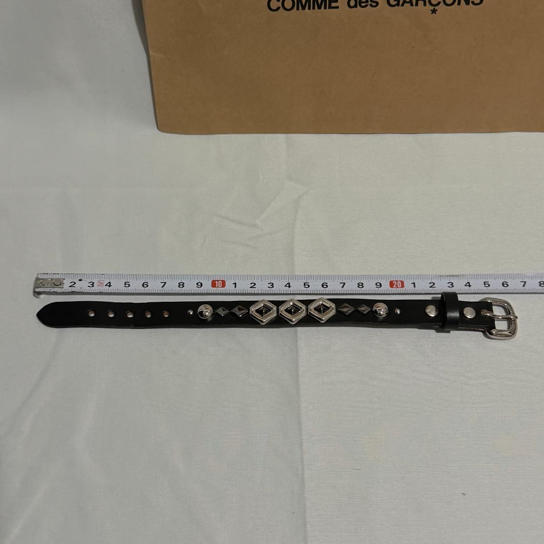 む*ほ様 ウルフズヘッド コムデギャルソン コラボ スタッズ　レザーブレスレット