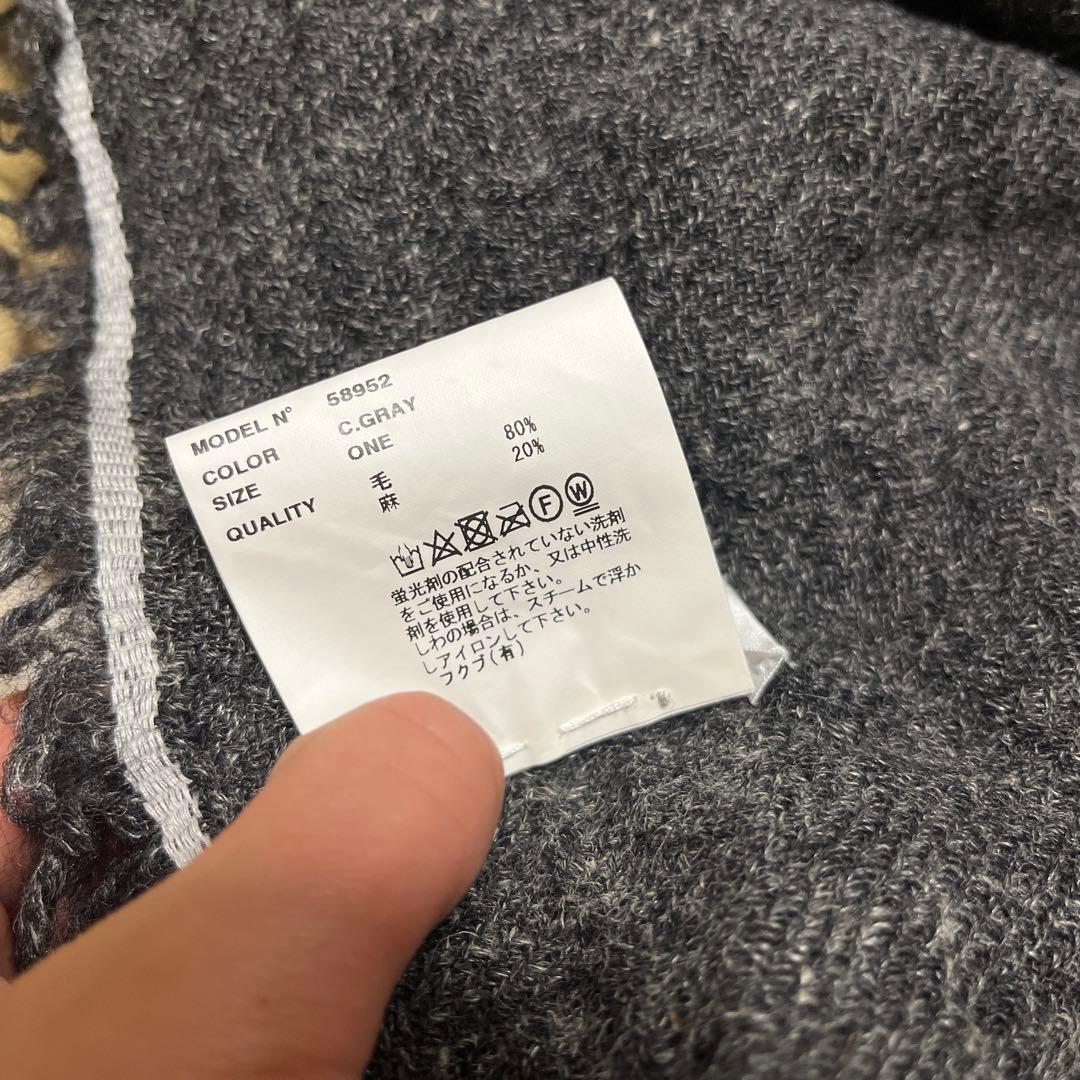 YAECA CONTEMPO ヤエカ コンテンポ 大判 ストール ショール