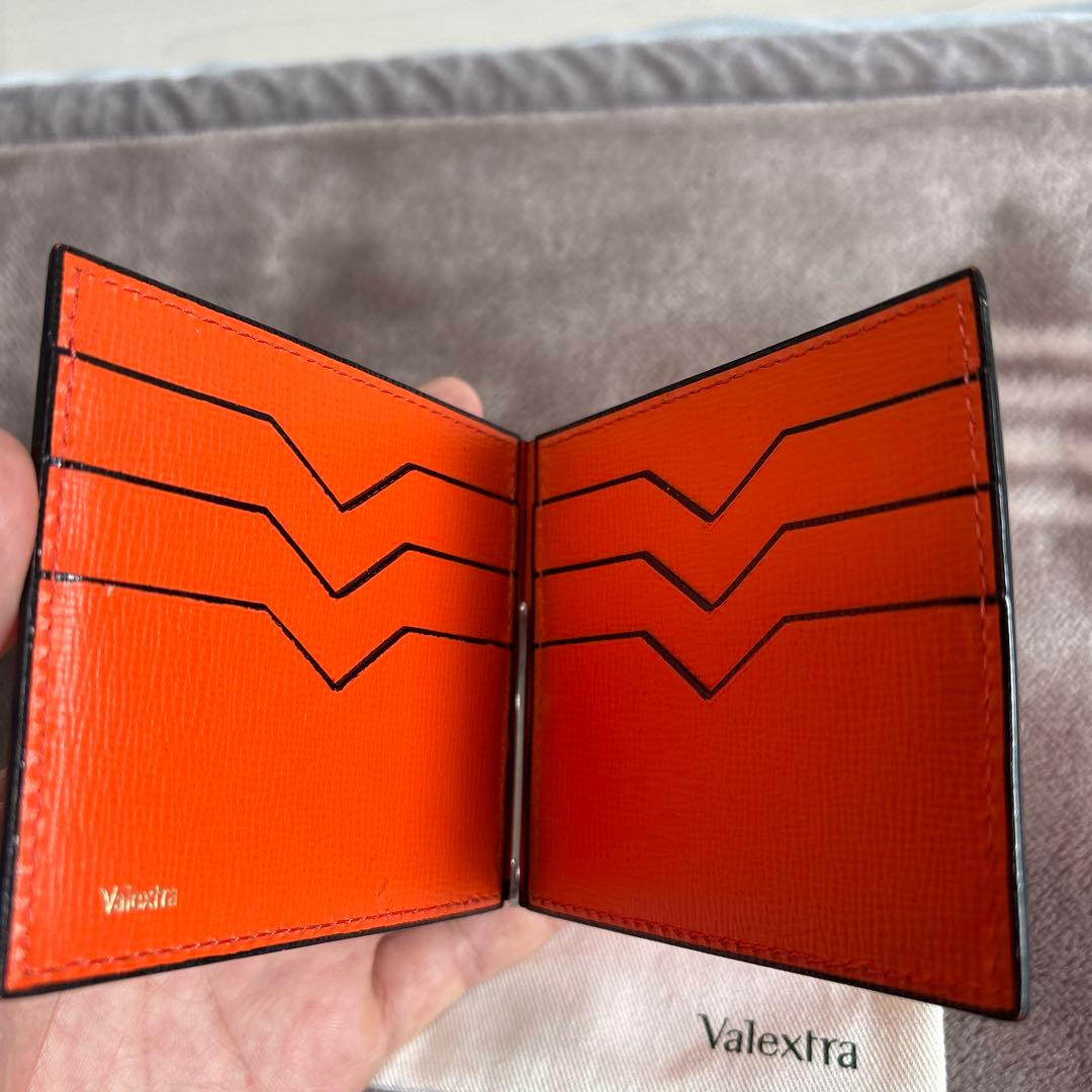 Valextra オレンジ マネークリップ
