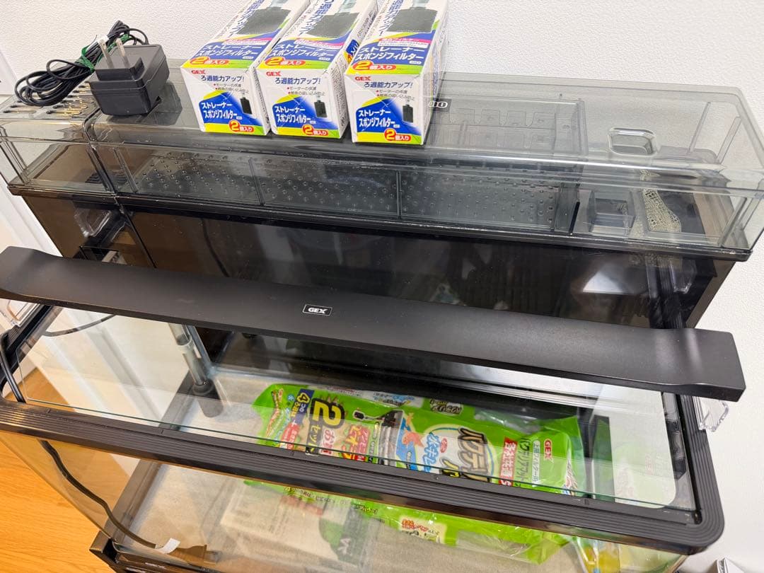吉田厚様　送料込み】美品 GEX 60cm水槽 水槽台セット
