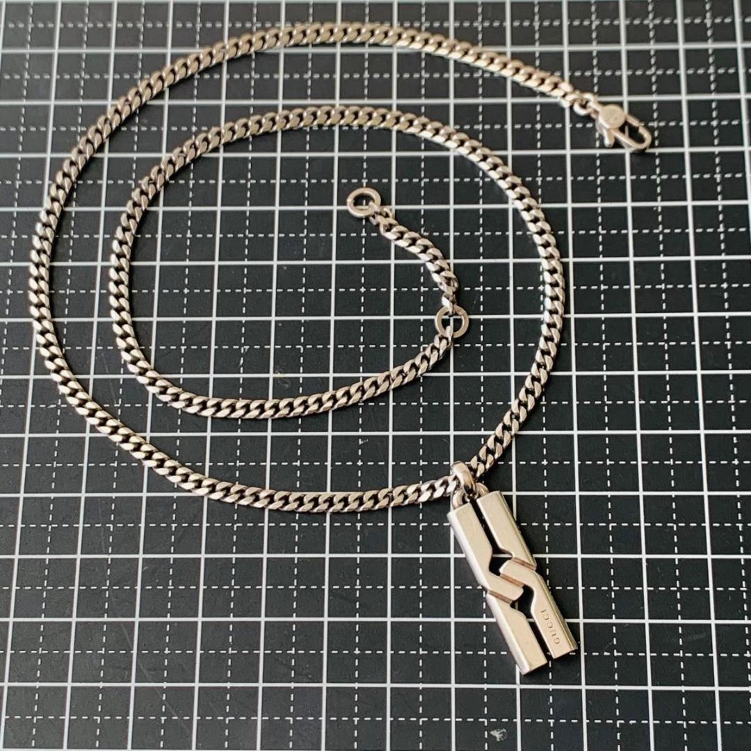 美品 GUCCI ノットインフィニティ 喜平 ネックレス グッチ 925