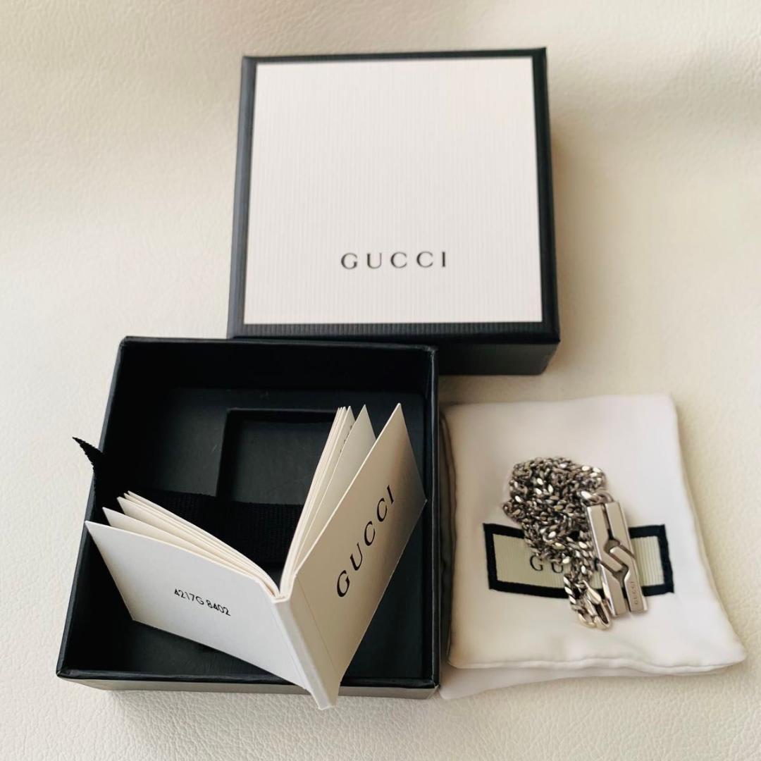 美品 GUCCI ノットインフィニティ 喜平 ネックレス グッチ 925