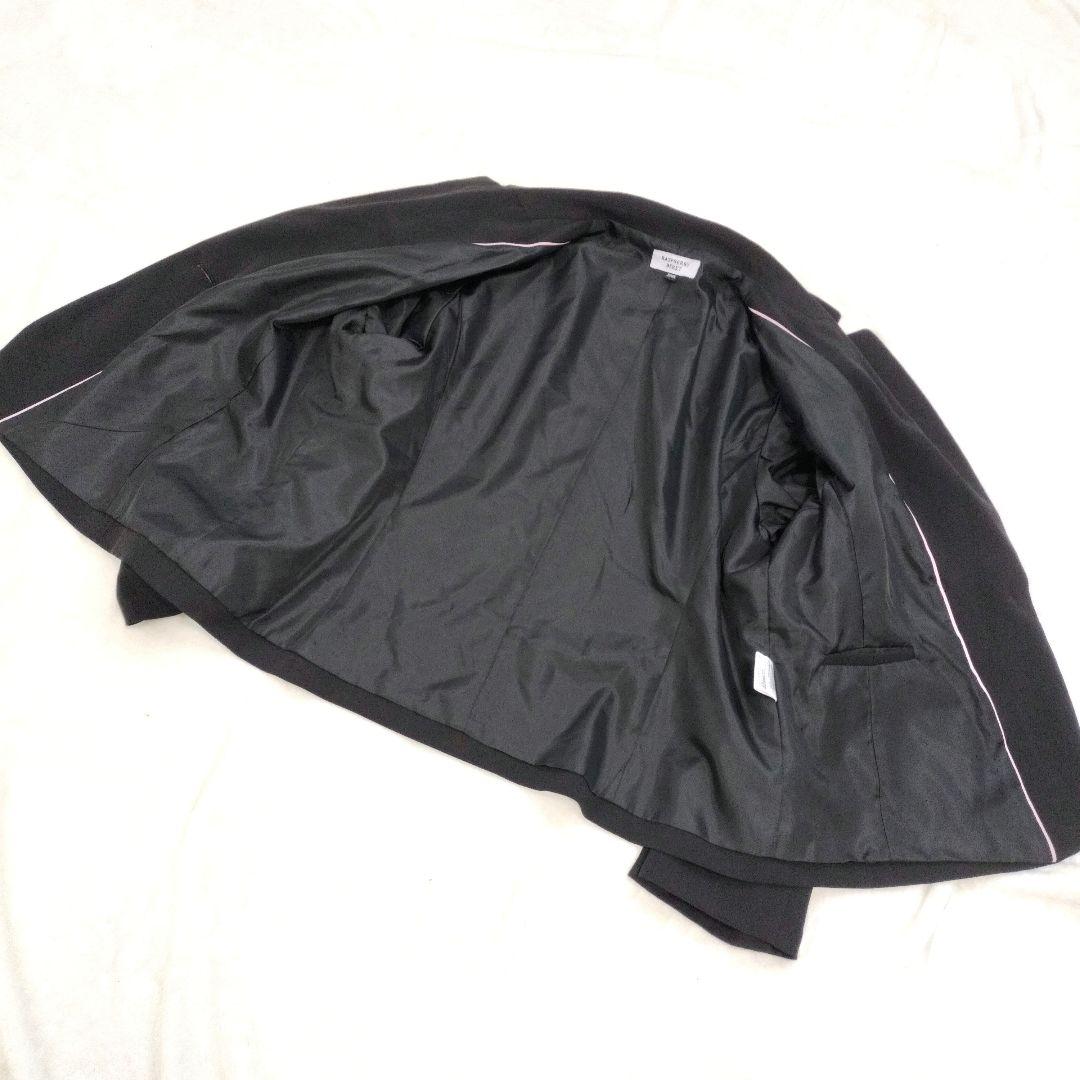 大きいサイズ　3点セット　パンツスーツ　スカート　セットアップ　黒　洗濯可能