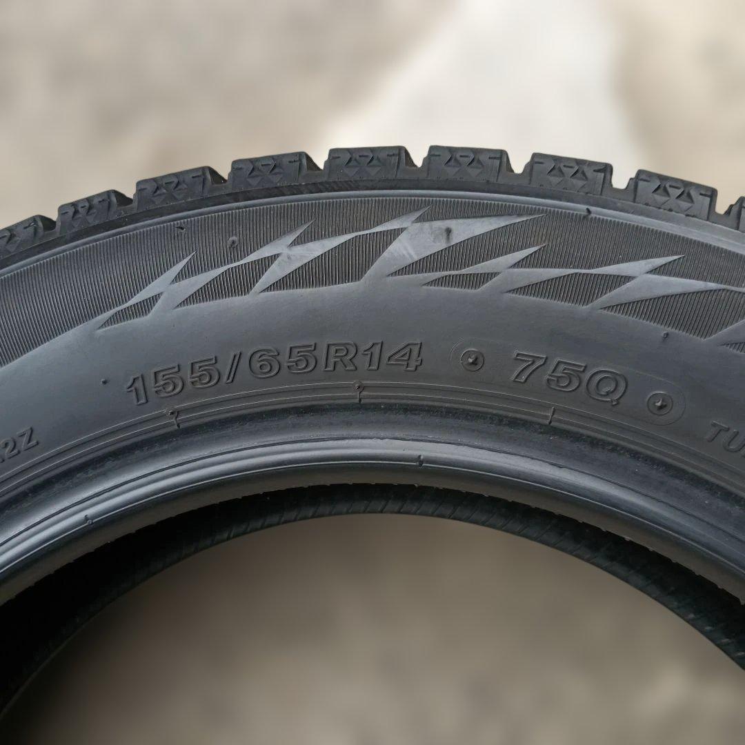 155/65R14 ブリザックVRX2 送料無料 バリバリ履けます！2022年式