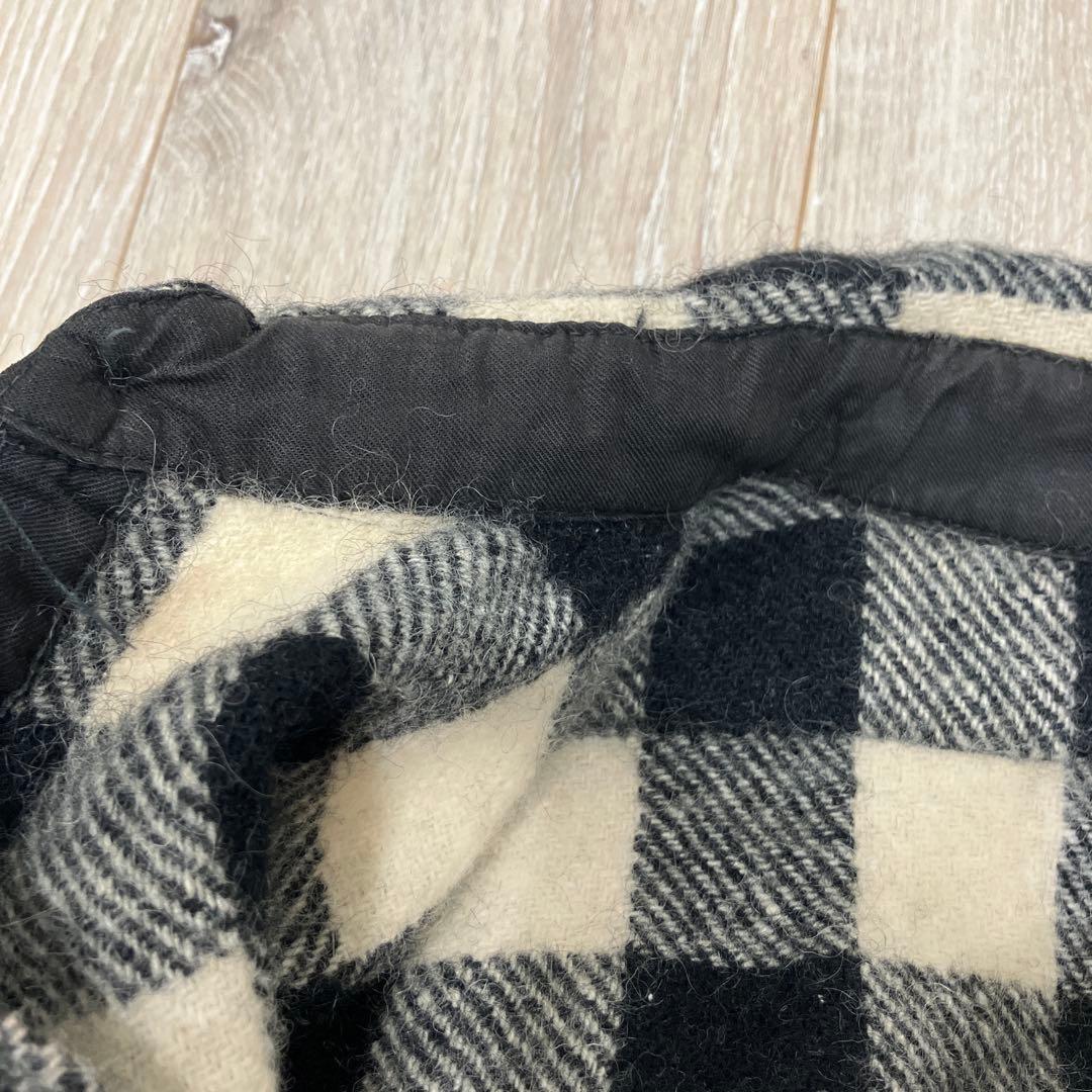 希少 60s〜70s MELTON バッファローチェック ウールシャツ CPO