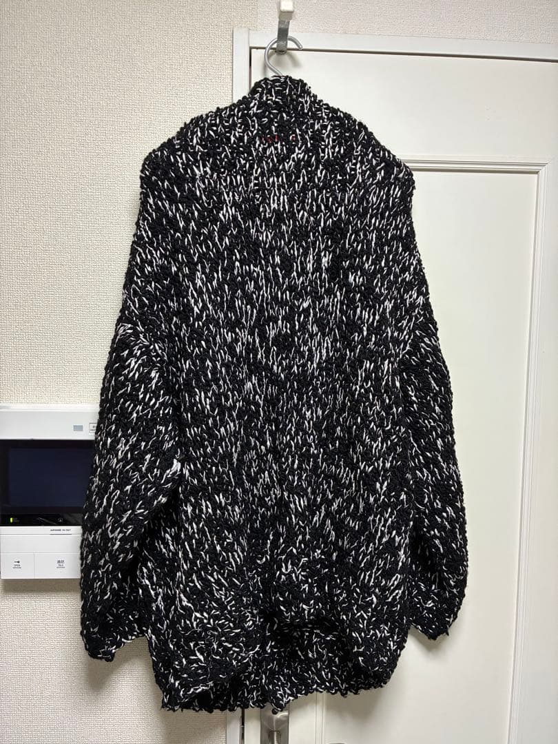 メゾンスペシャル ウール ループ オーバー チャンキー ニット カーディガン