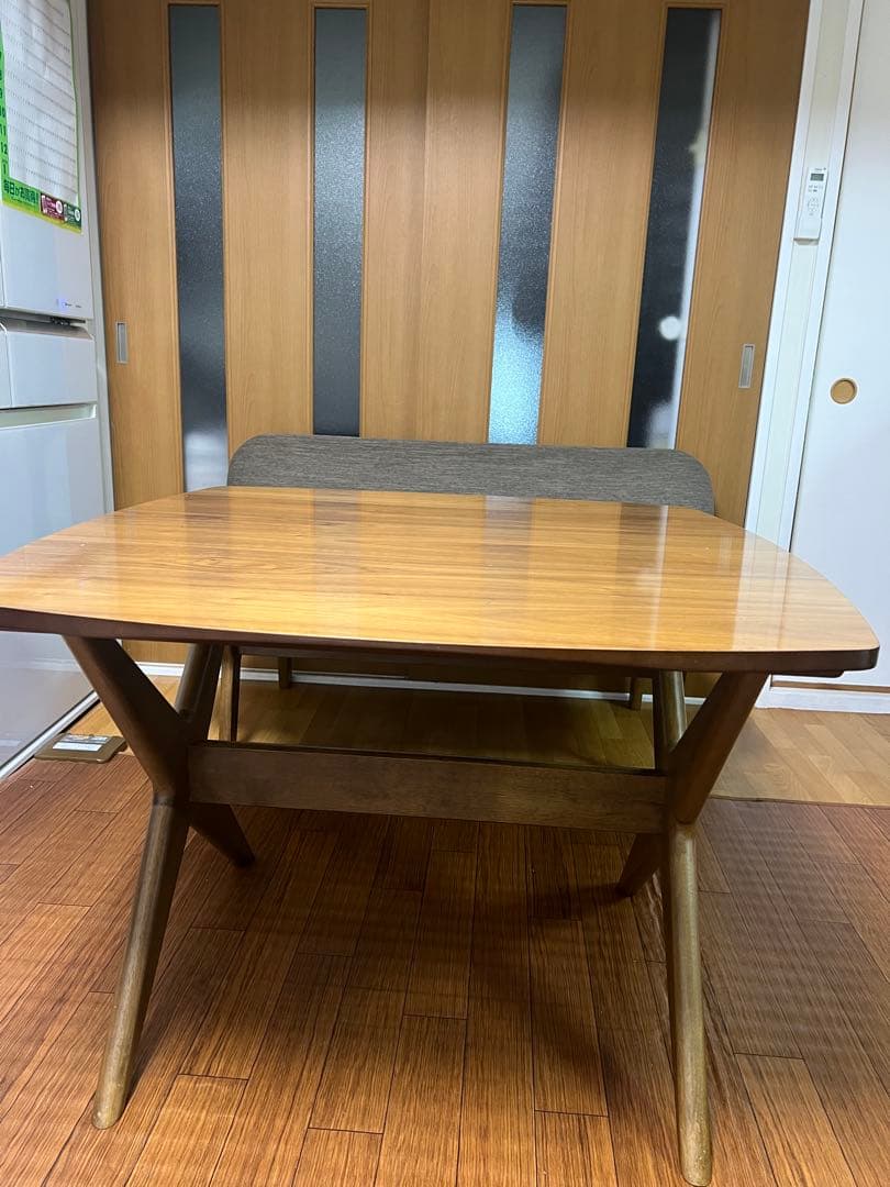 木製 長方形ダイニングテーブル 120cm