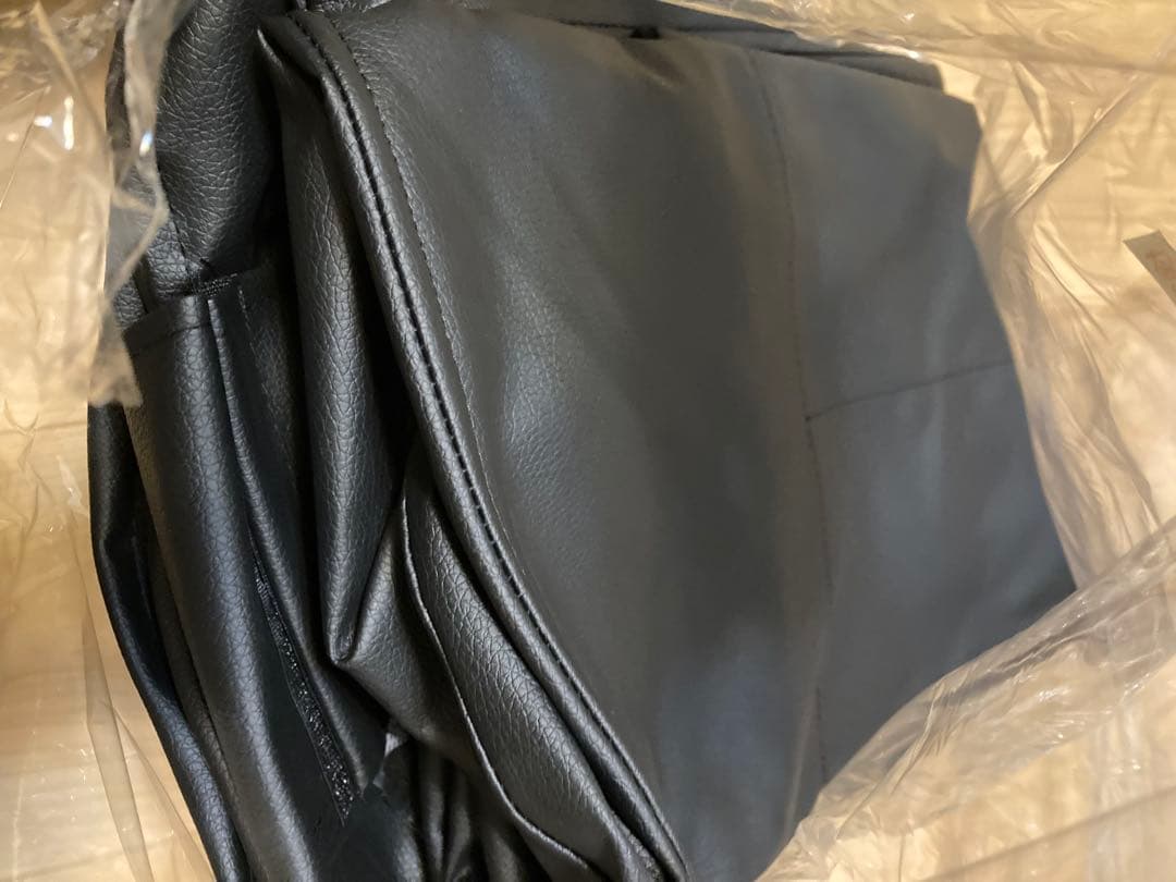 錦産業 Tomboy ホンダバモス 専用シートカバー フェイクレザー ブラック