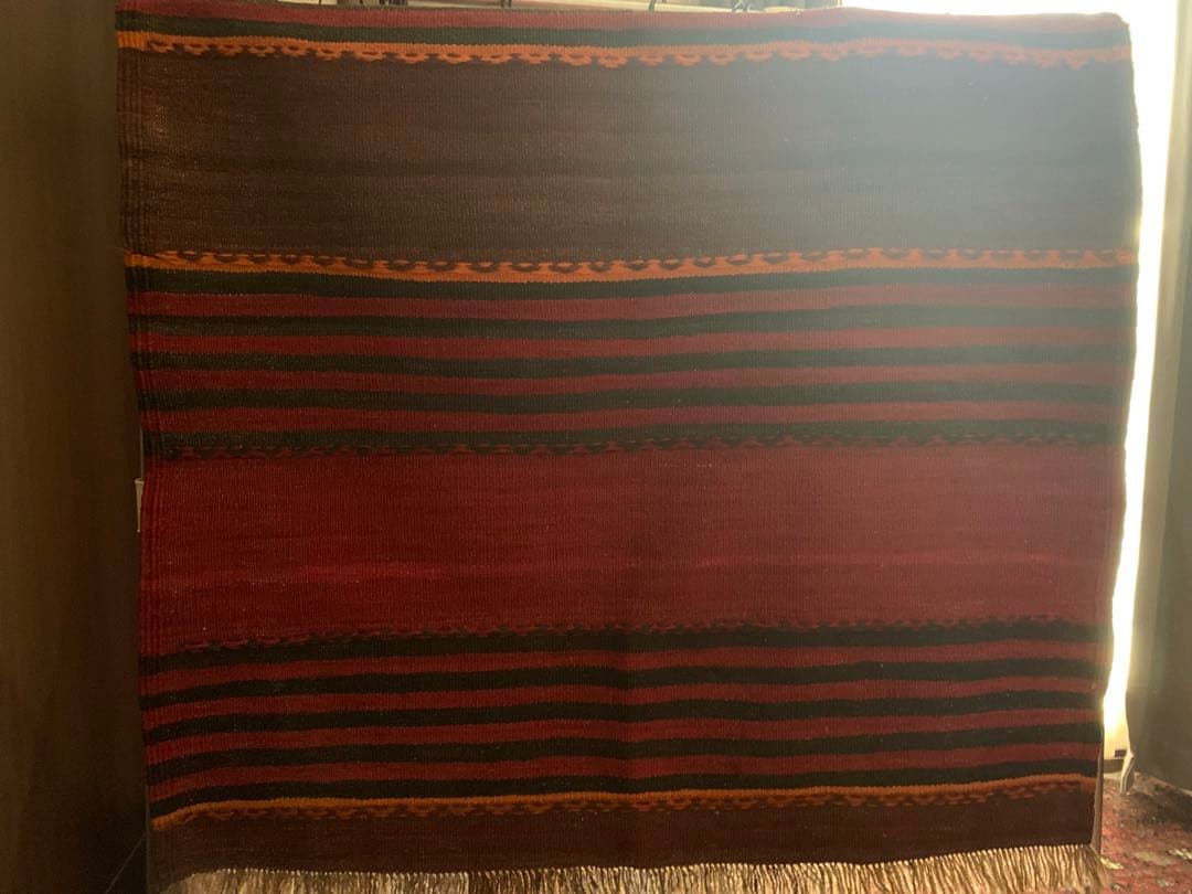 キリム　アフガニスタン　ビィンテージ　95×140