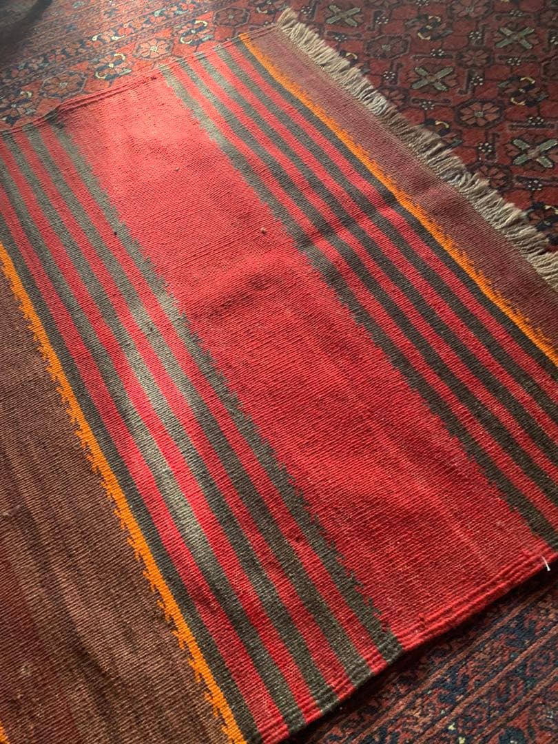 キリム　アフガニスタン　ビィンテージ　95×140