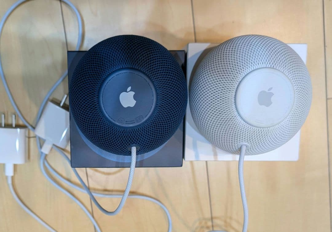ポ*ウ様 Apple Pod mini ホワイト ネイビー 2個セット