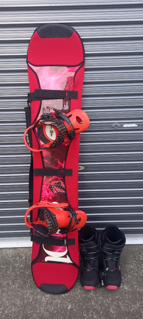 スノーボードセット　板Subtle バインFLUX ブーツFLOW エッジガード