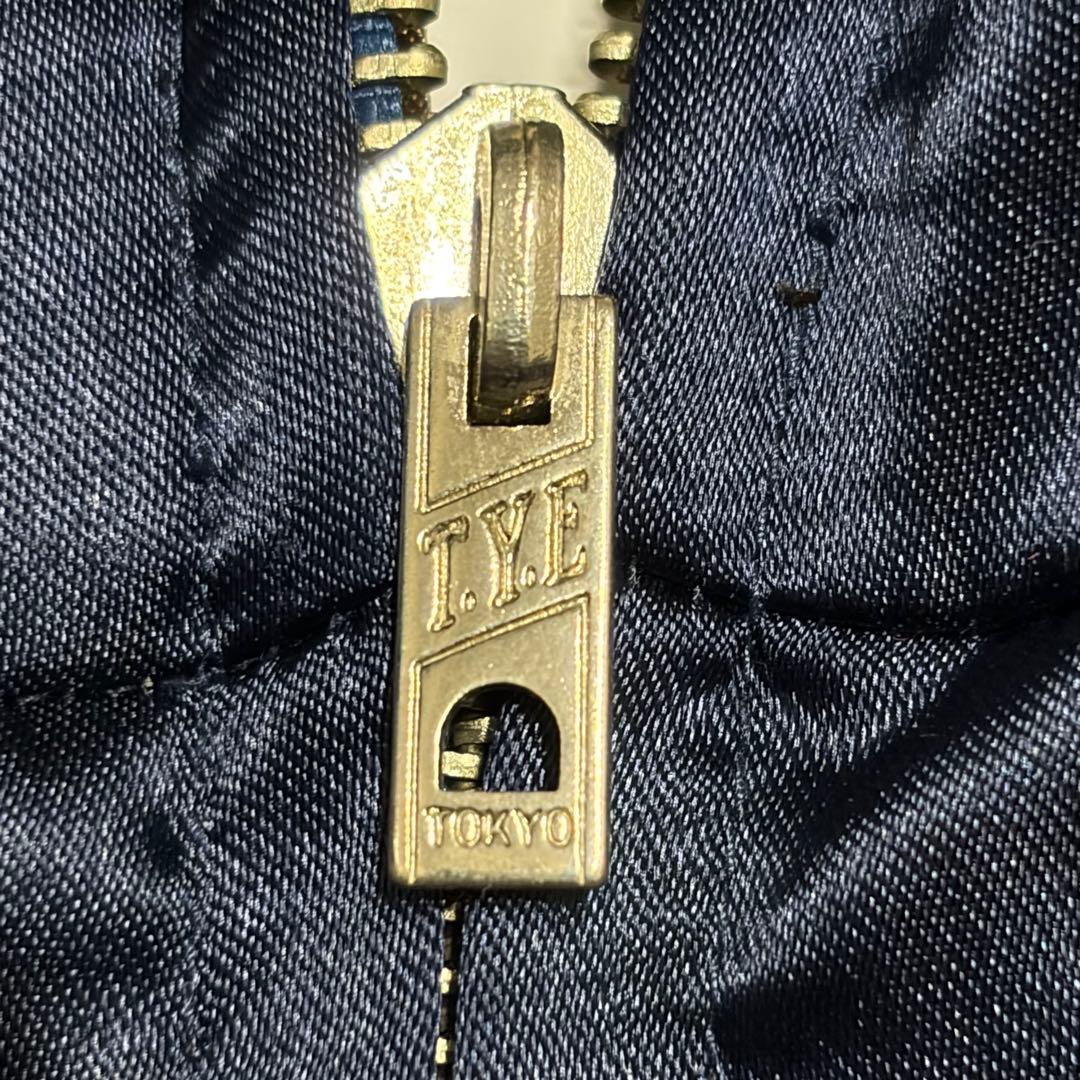 TAILOR 東洋 スカジャン リバーシブル　復刻タグ ブラウン/ゴールド刺繍