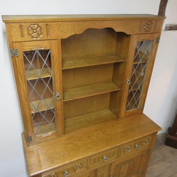 イギリス アンティーク 家具 ドレッサー カップボード キャビネット 6056e