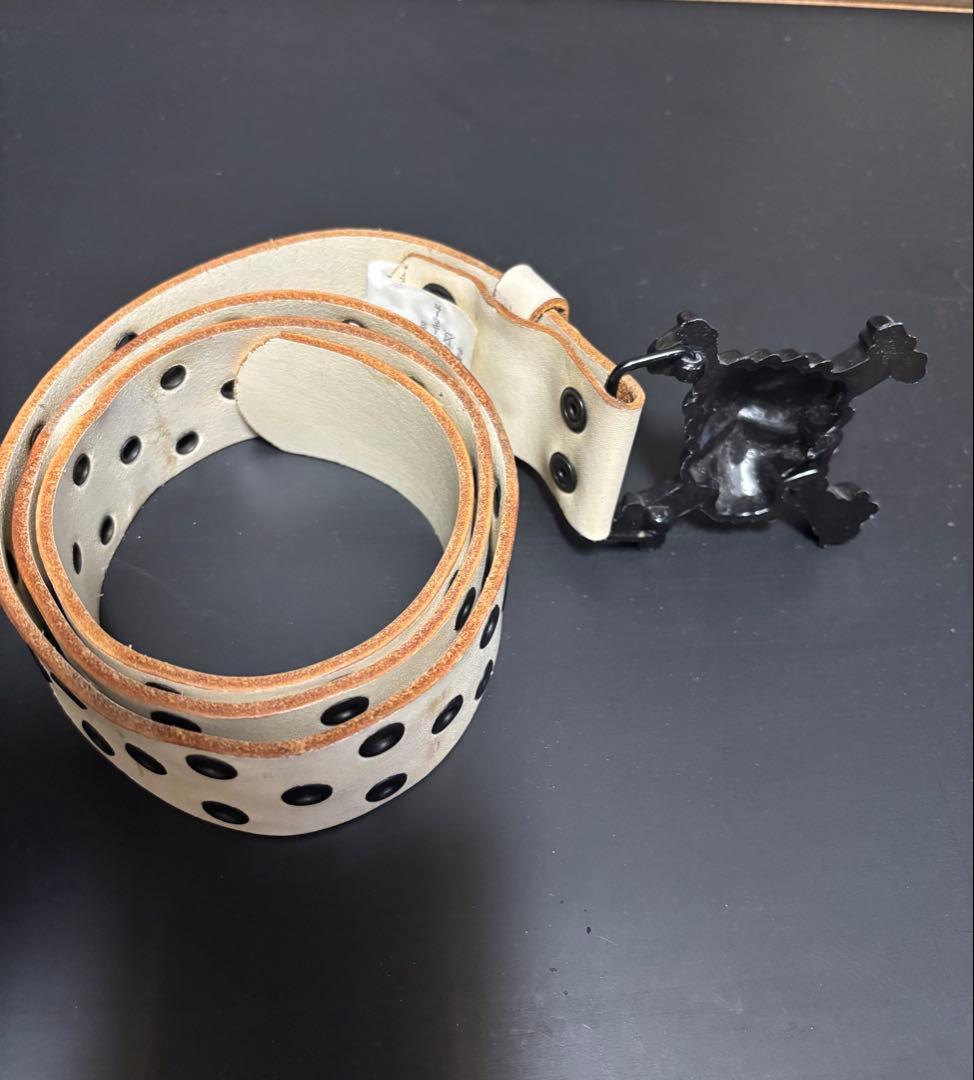 OAKLEY オークリー スカル バックル レザーベルト