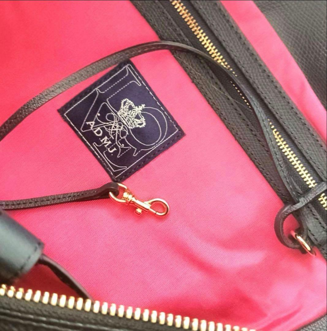 美品✨ADMJ✨ボストンバッグ✨肩がけ✨ハンドバッグ✨アクセソワドゥマドモワゼル
