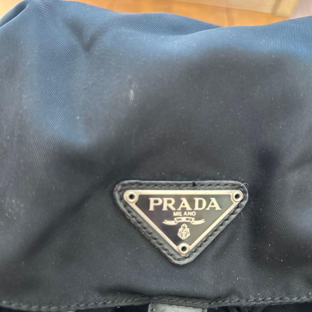 PRADA ブラックナイロンリュック 104