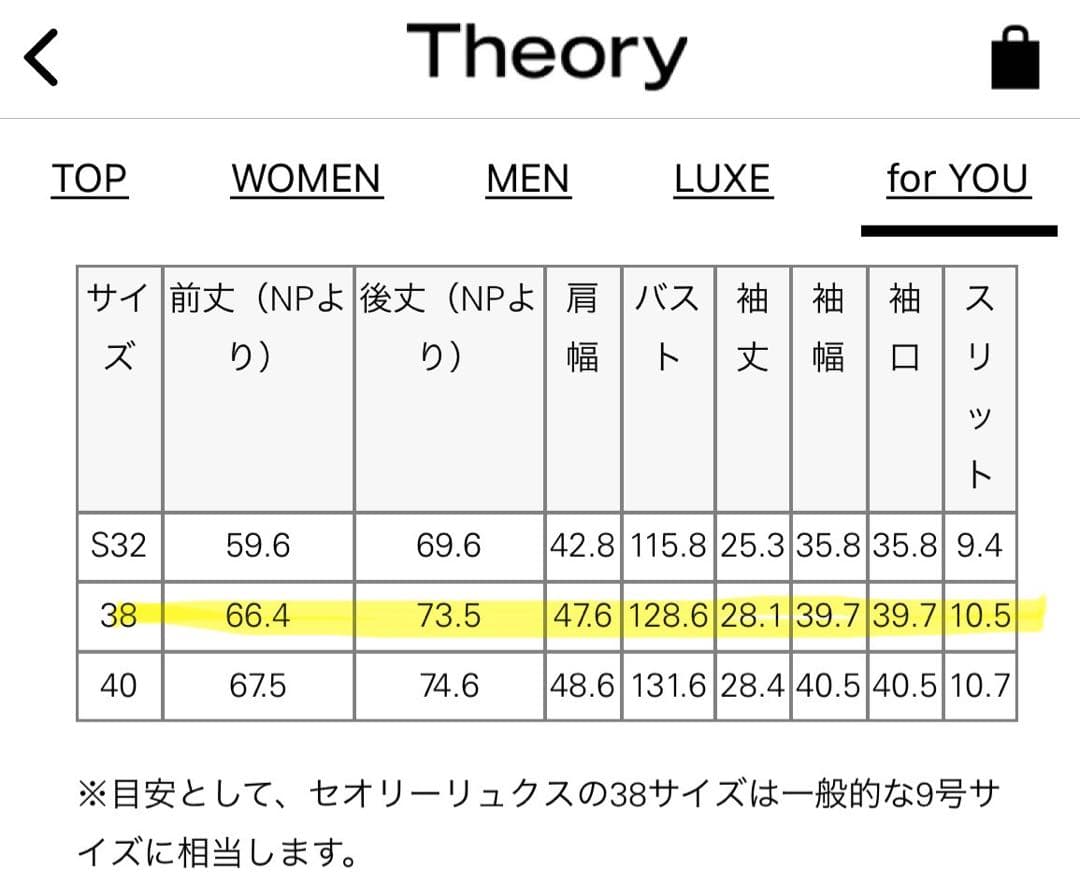 新品未使用、セオリーリュクス、ブラウス、レース袖、後ろ長め丈、セオリー