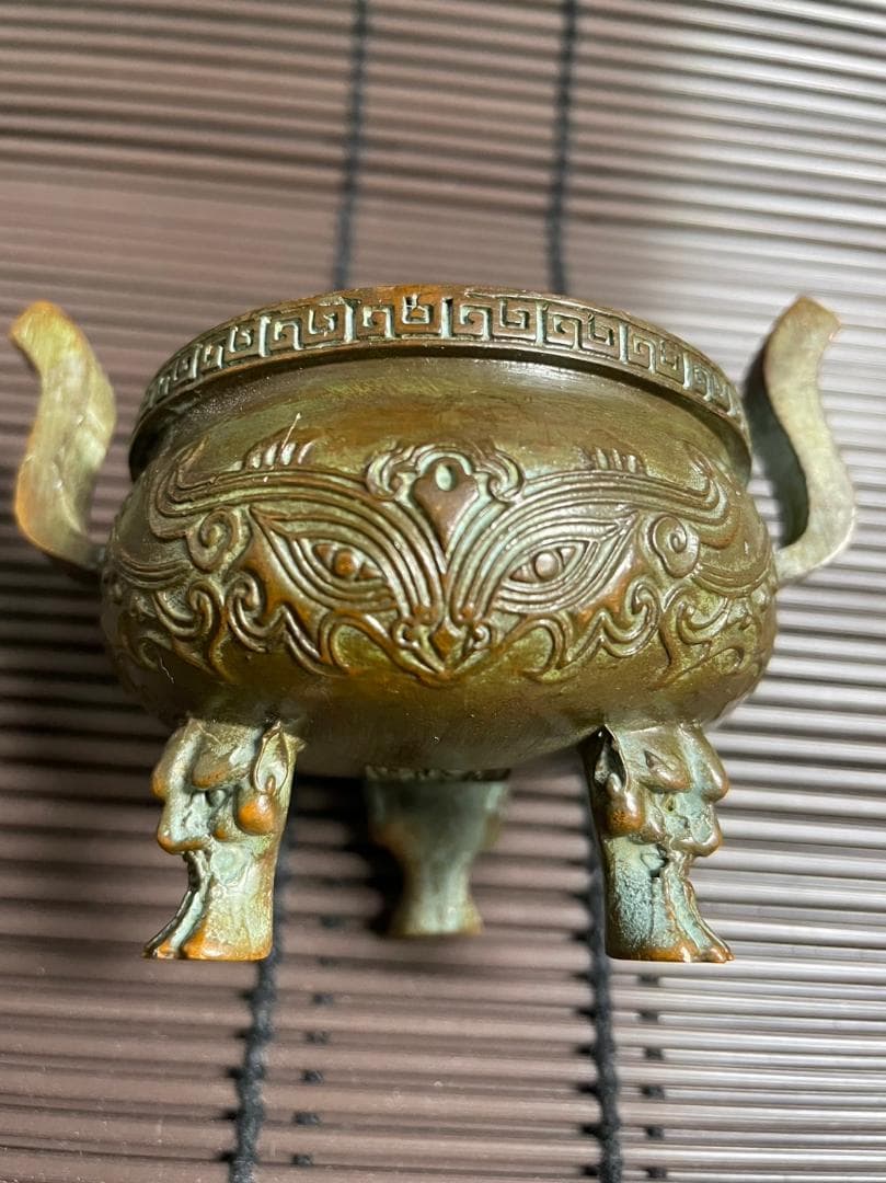 『悪魔』香炉　乾隆帝　中国美術　中国骨董　乾隆年製