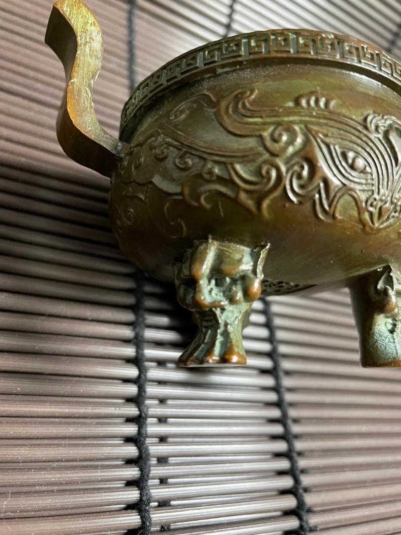 『悪魔』香炉　乾隆帝　中国美術　中国骨董　乾隆年製