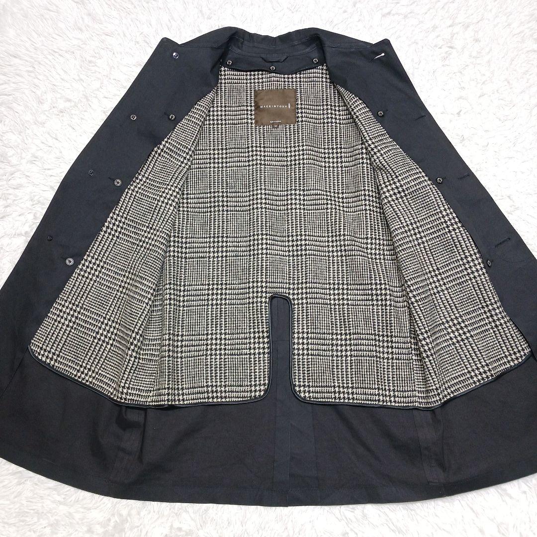 ✨美品✨マッキントッシュ　ダンケルド　ゴム引きステンカラーコート　ライナー　40