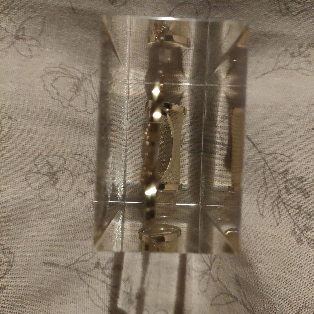 フランスフラン金色メッシュホルダーとセットの置物