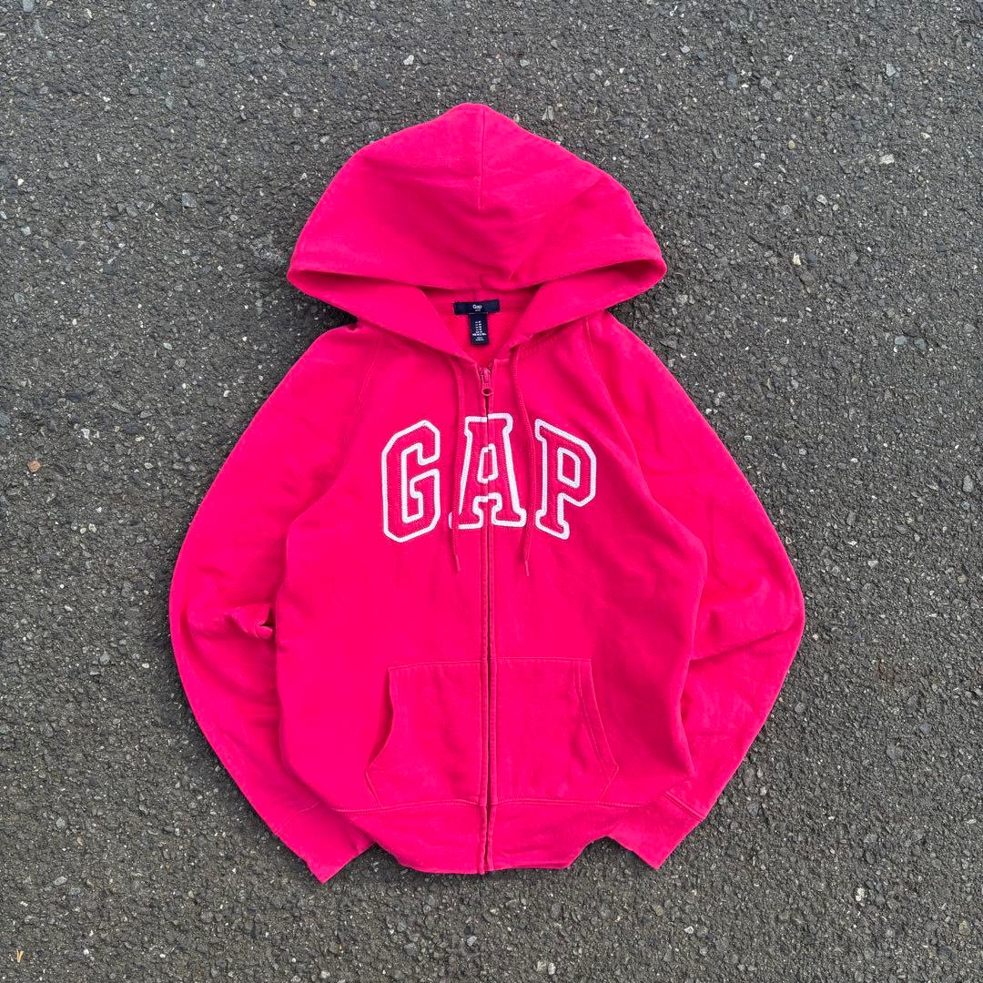 r*n様 00s oldgap 激レアピンク 短丈 ロゴドン ジップパーカー y
