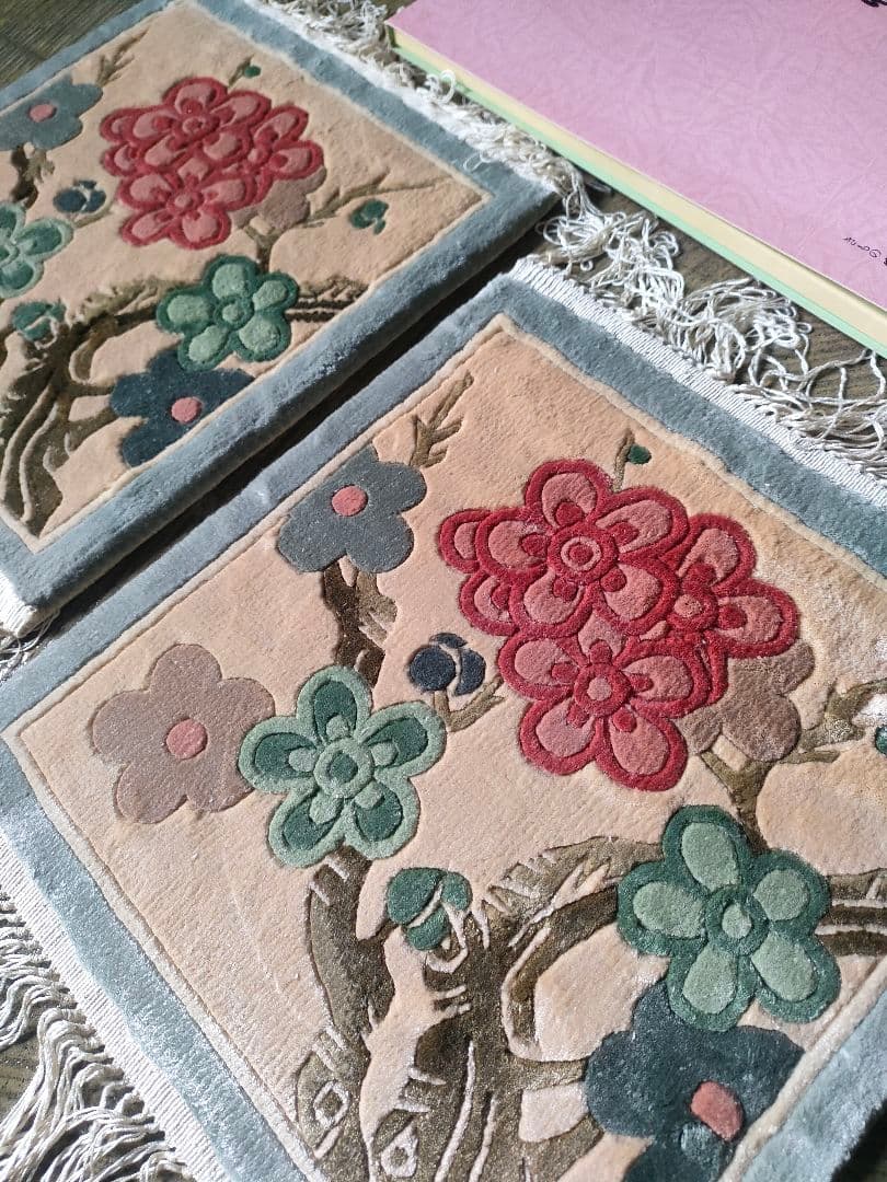 【新品・未使用】花瓶敷き　ペルシャ絨毯　キリム　ギャッベ　緞通　トルコラグ