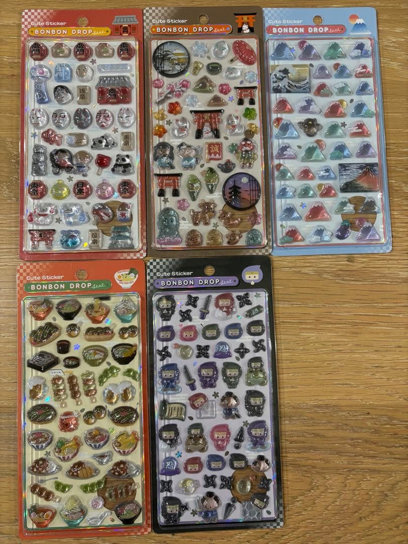正規品ボンボンドロップシールセット和柄