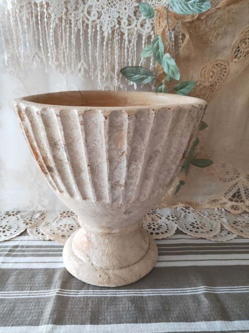 植木鉢 鉢カバー フランスアンティーク イギリスアンティーク shabby