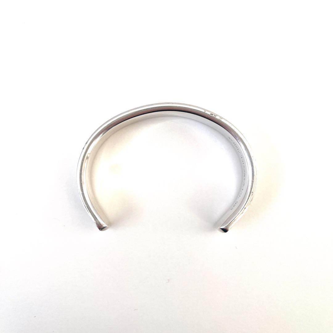 Tiffany ティファニー ナロー カフ ワイド バングル SV925