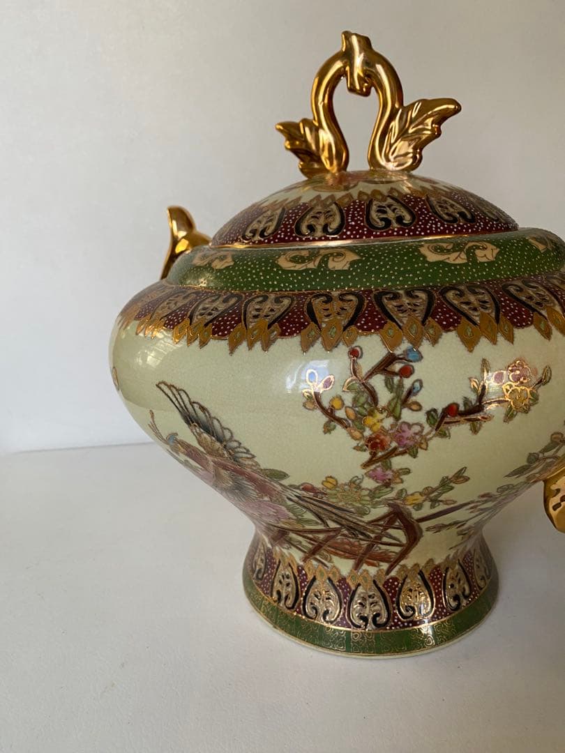 金彩　置物　美術品　陶芸　骨董