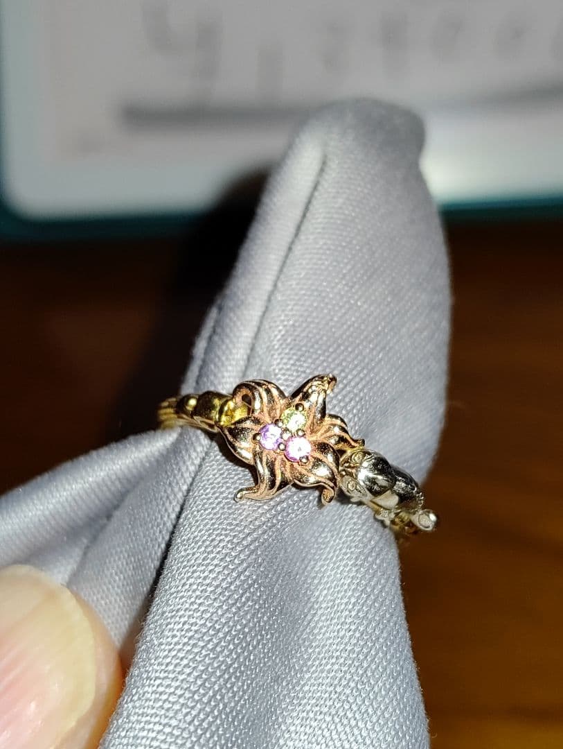 専用　k.uno パスカル　k18 塔の上のラプンツェルリング　ケイウノ